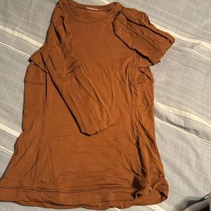 NWOT Brown Lululemon long sleeve